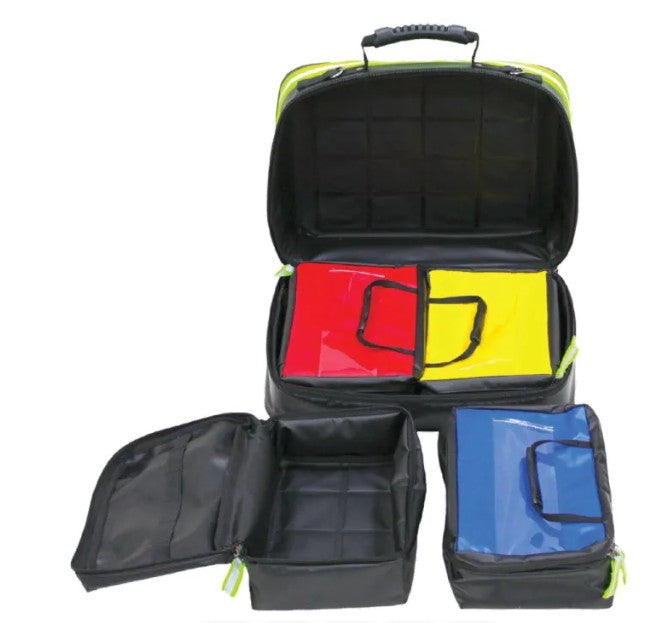 Kemp USA Tarpaulin Large Responder Bag with Medication Pouches medical supply