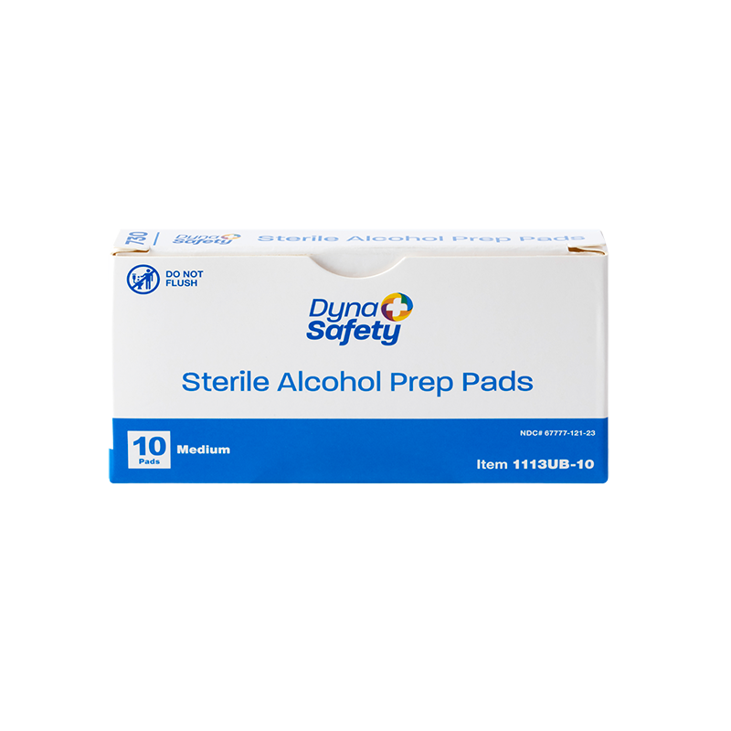 DynaSafety Alcohol Prep Pad Sterile Medium 40/50 Case medical supply