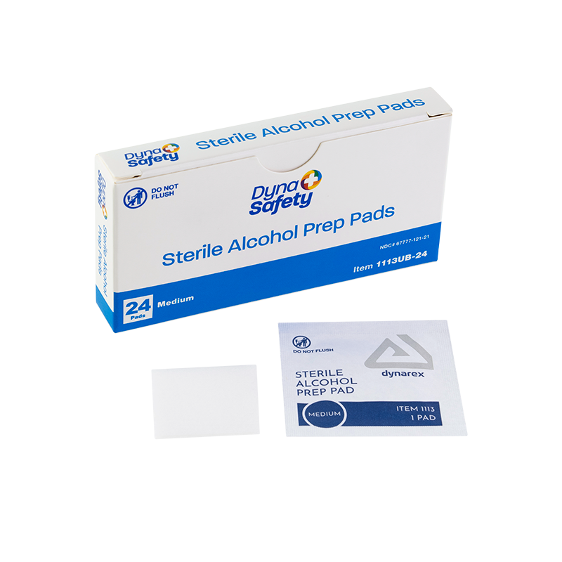 DynaSafety Alcohol Prep Pad Sterile Medium Case medical supply