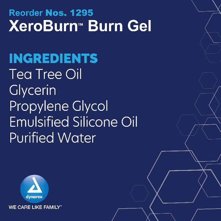 DynaSafety XeroBurn Sterile Burn Dressing 4x4 inch medical supply