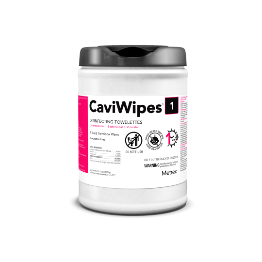 Metrex CaviWipes1 6 x 6.75 inch disinfectant case medical supply