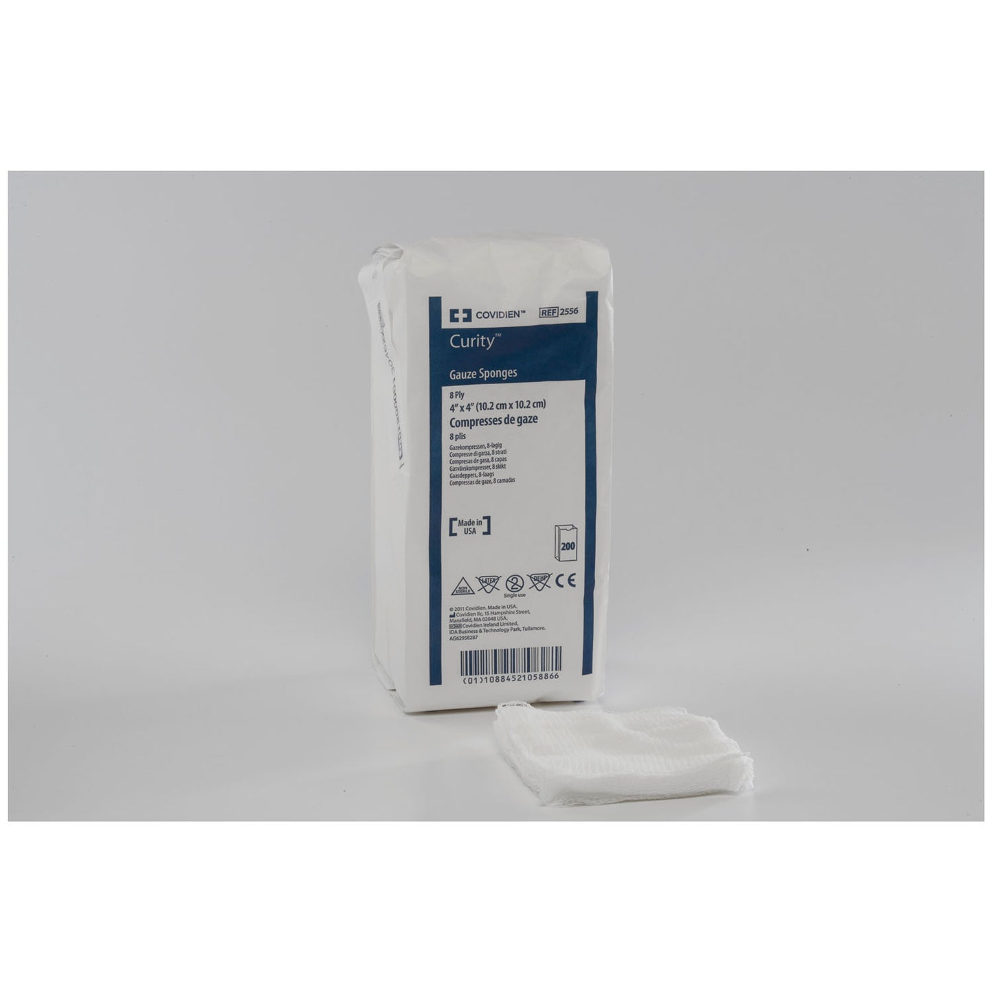 Cardinal Health Curity Gauze Sponge 4 x 4 inch 12-Ply Bag medical supply