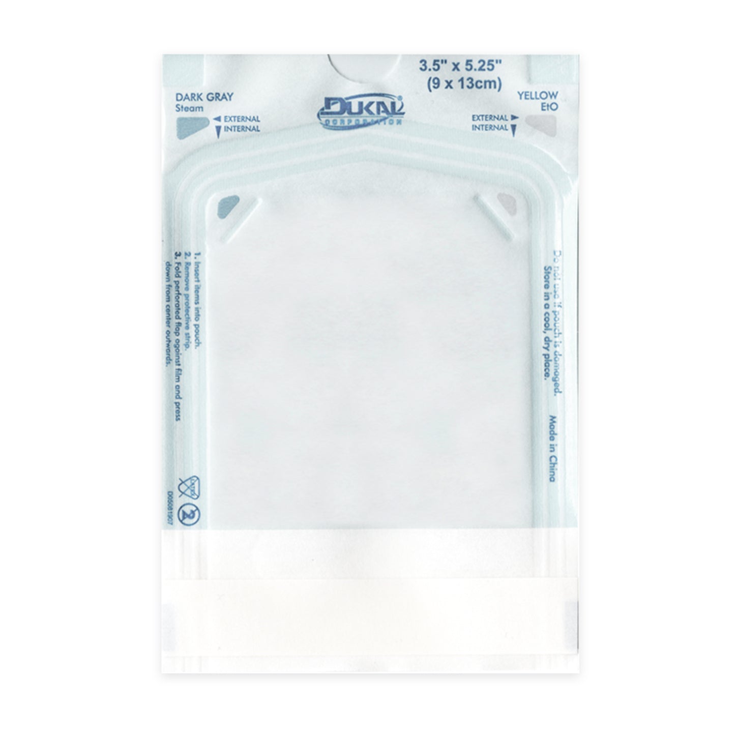 Dukal Sterilization Pouches 3.5 x 5.25 inch medical supply