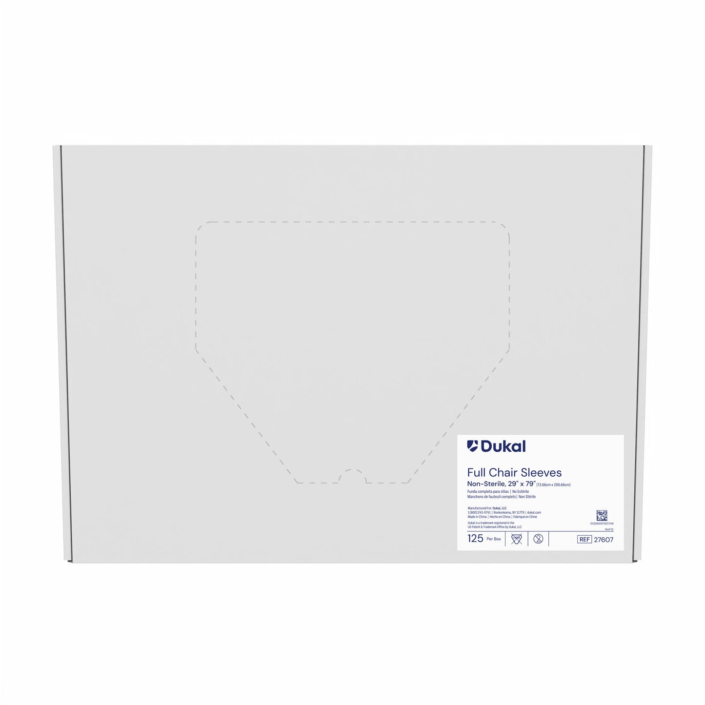Dukal Full Chair Barrier Sleeves 29 x 80 medical supply