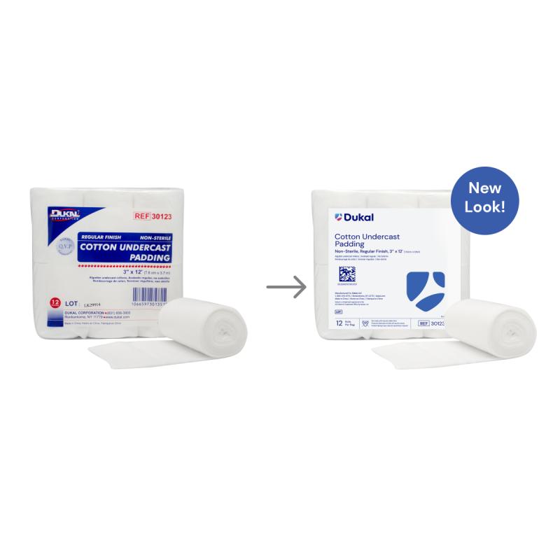 Dukal Cotton Undercast Padding 3 inch x 12 ft Case of 72 medical supply