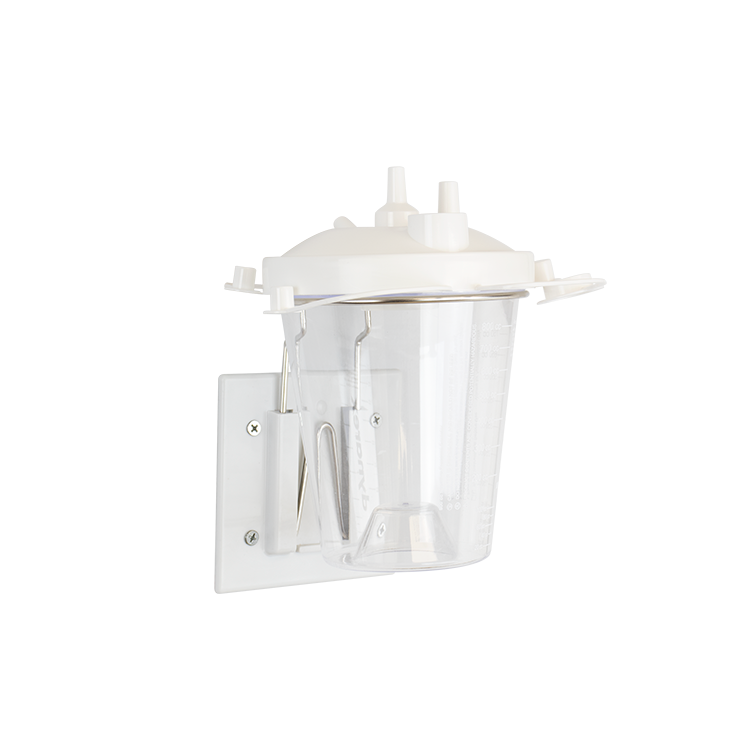 Resp-O2 Disposable EMS Suction Canister with Float Valve Shutoff 1200 cc case of 30 medical supply