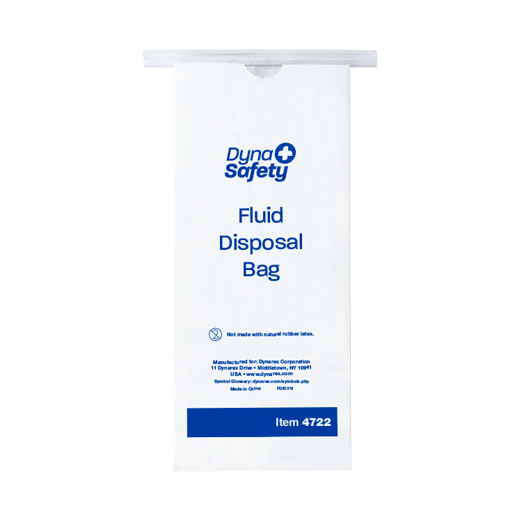 DynaSafety Fluid Disposal Bag Case of 500 medical supply