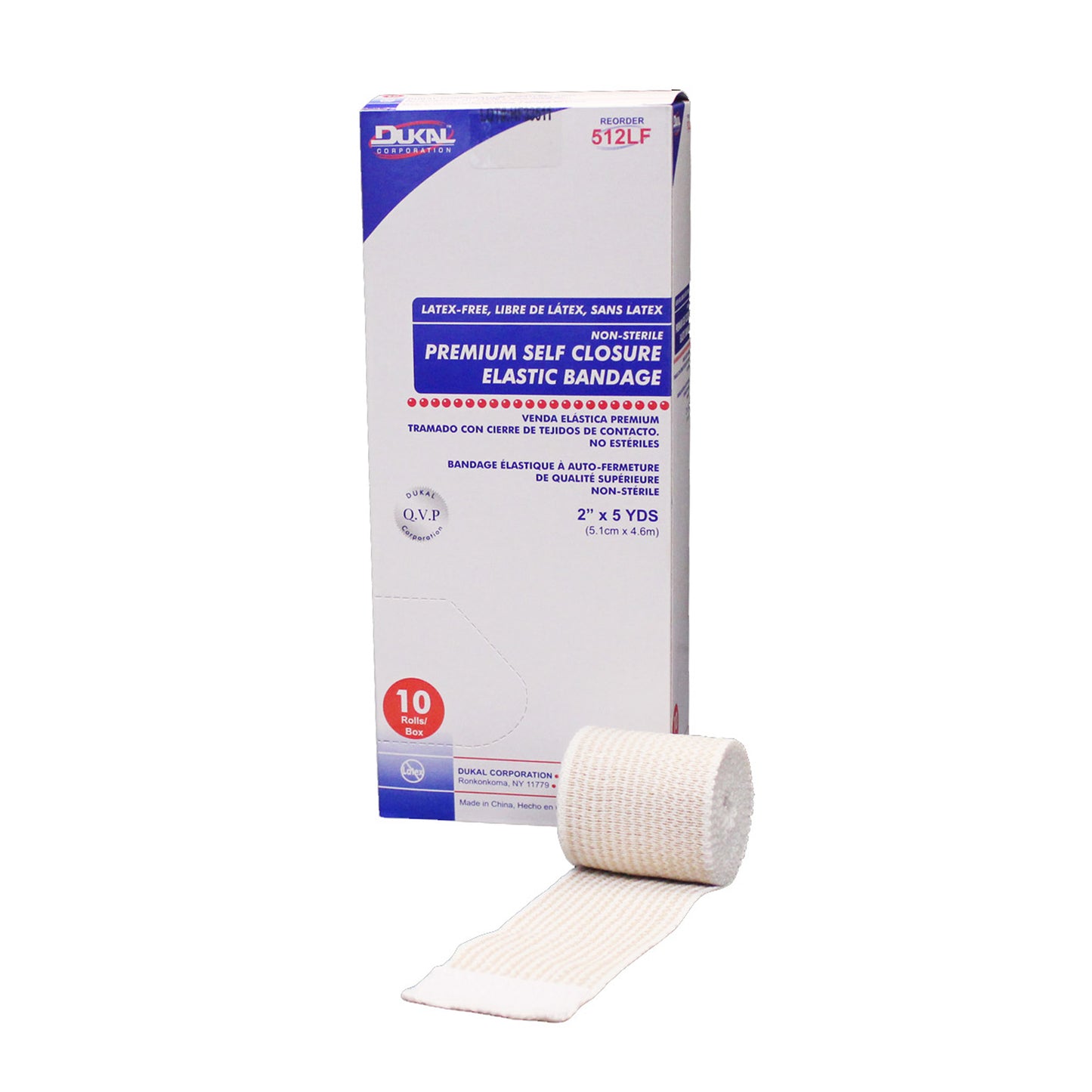 Dukal Premium Care Elastic Bandage 2 x 5 yds Case medical supply