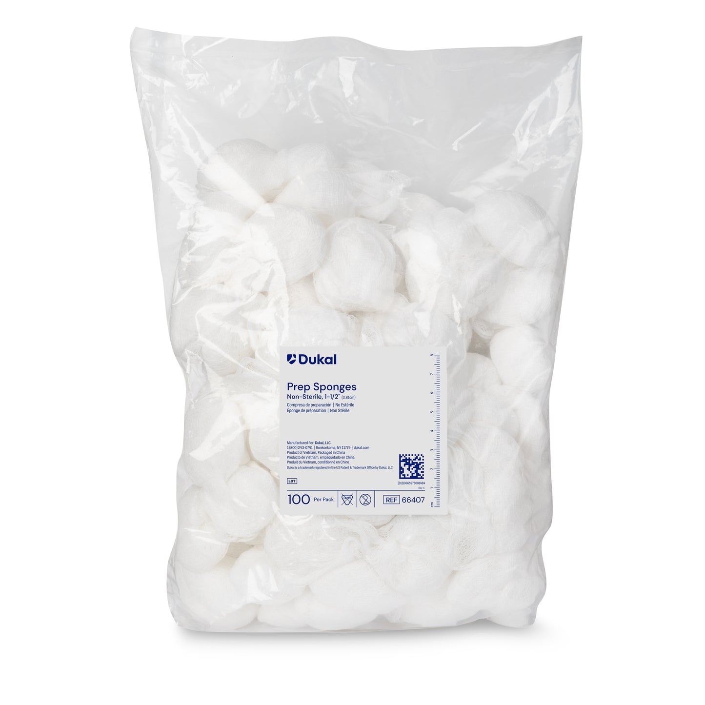 Dukal Prep Sponges 1.5 inch medical supply