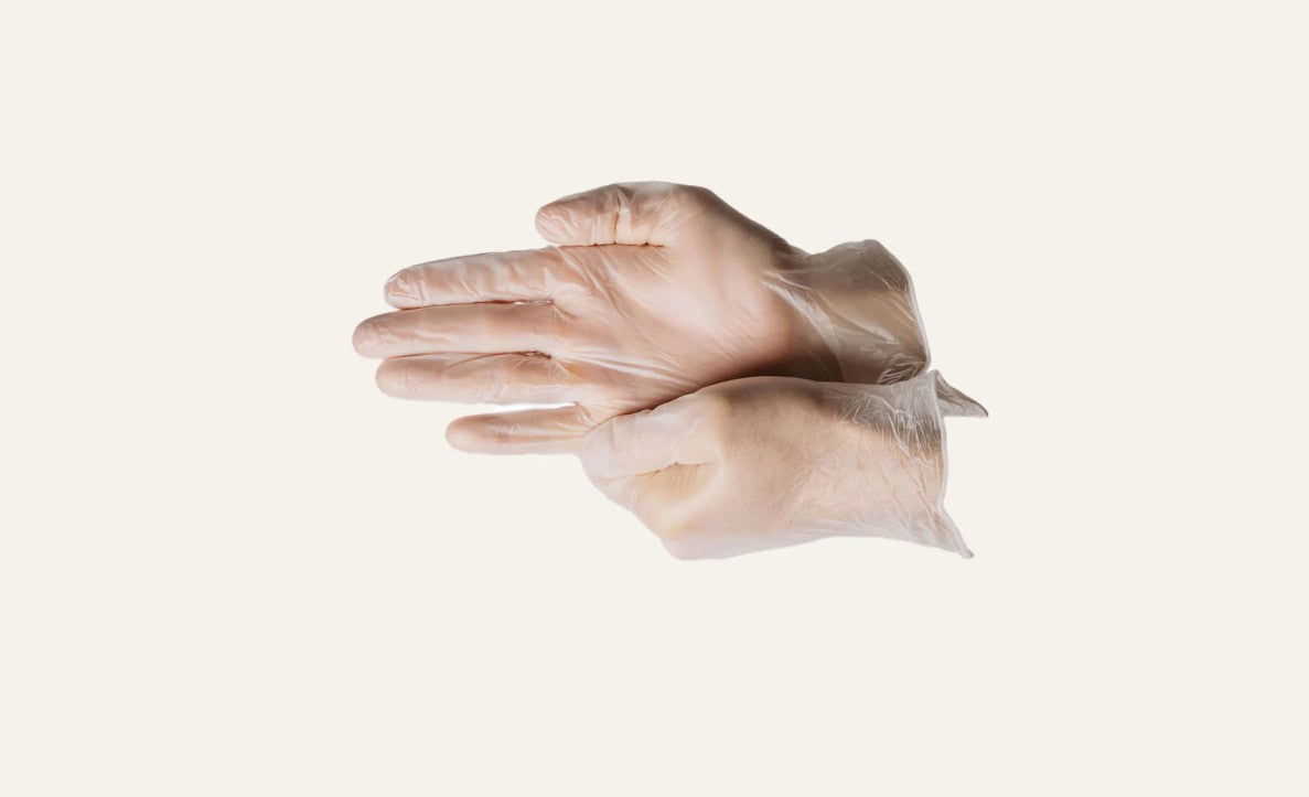 First Glove Essential General Purpose Vinyl Gloves Clear Small 1000/Case medical supply