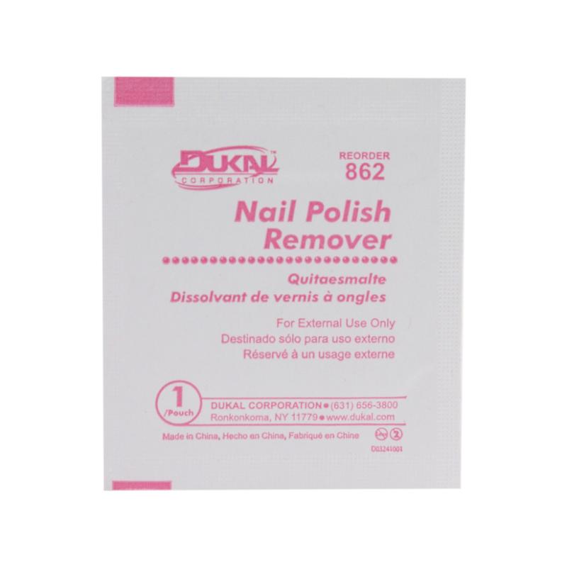 Dukal Nail Polish Remover Pad Case medical supply