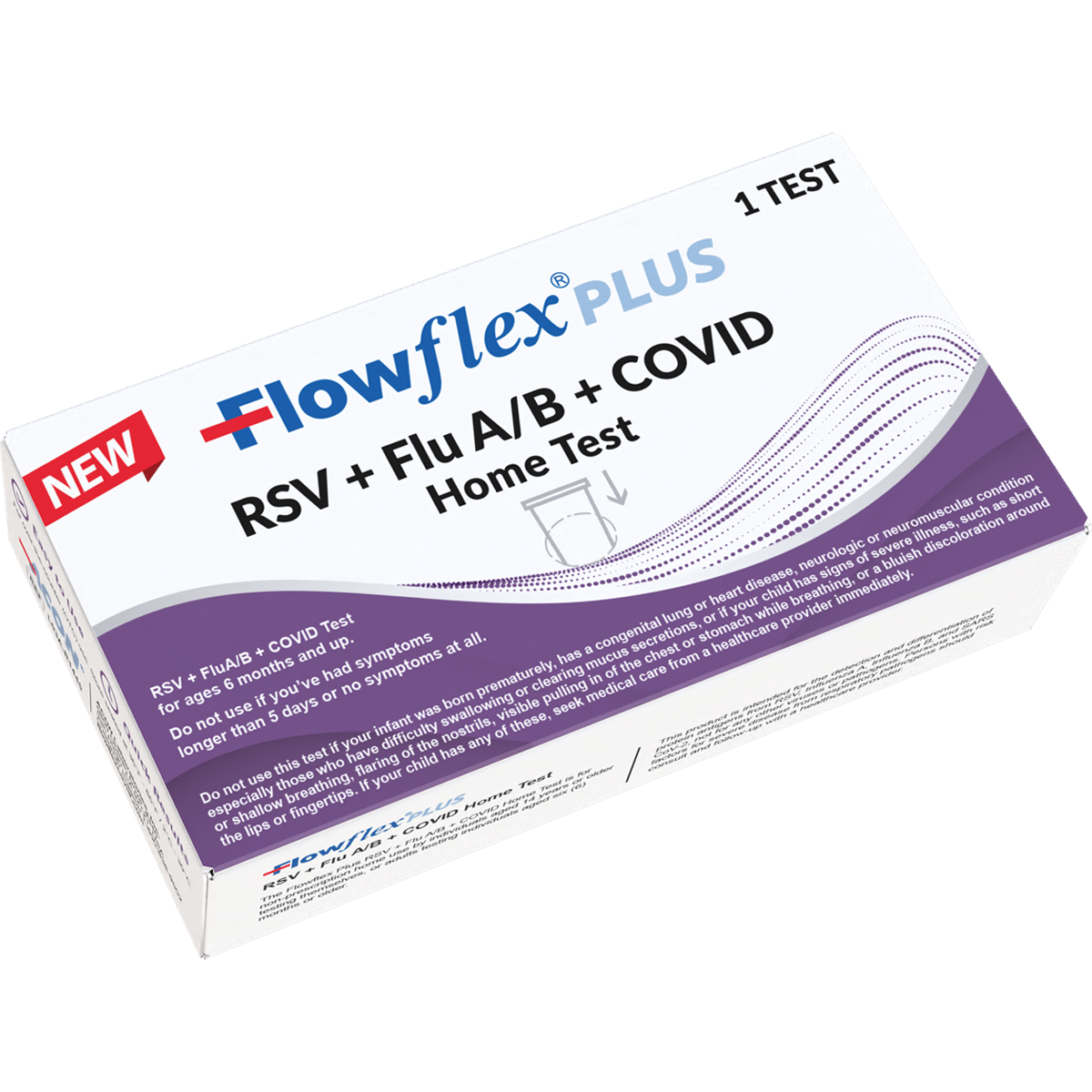 Flowflex Plus, RSV + Flu A/B + COVID Home Test