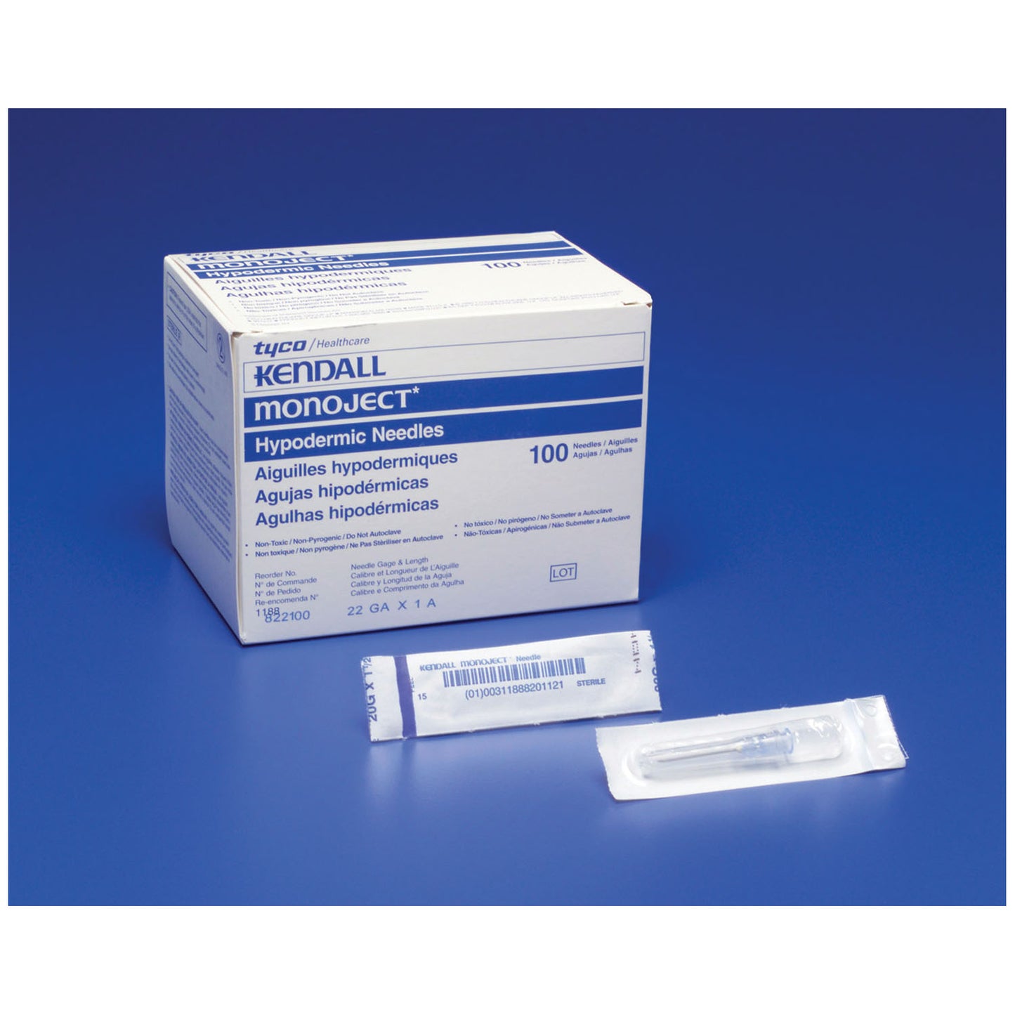 Cardinal Health Hypo Needle 18G x 1 inch A Box of 100 medical supply