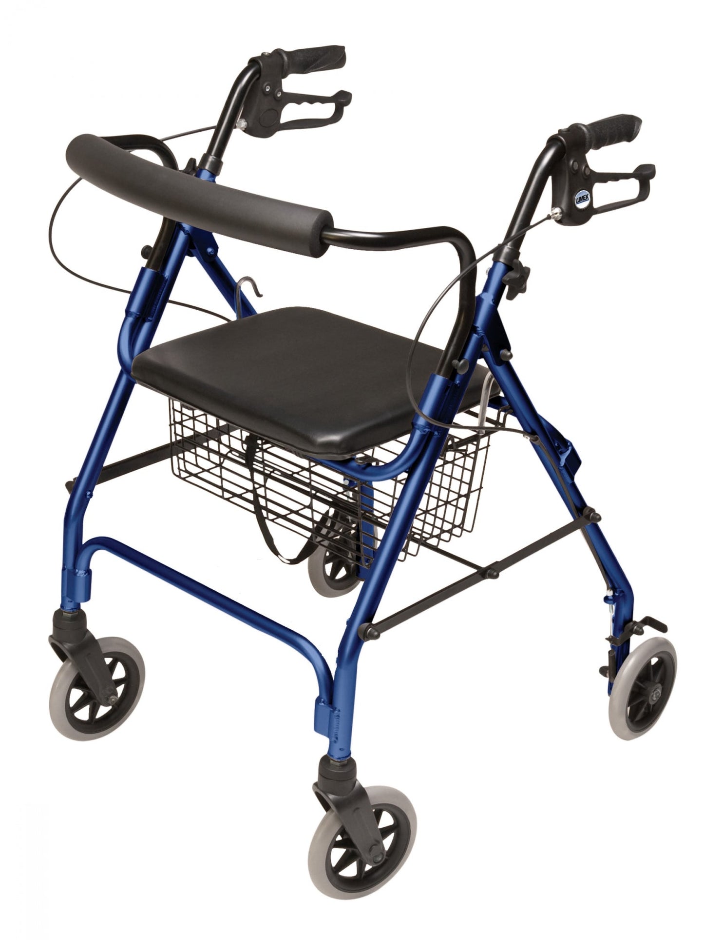 Lumex, Walkabout Lite Four-Wheel Rollator (RJ4300K), Royal