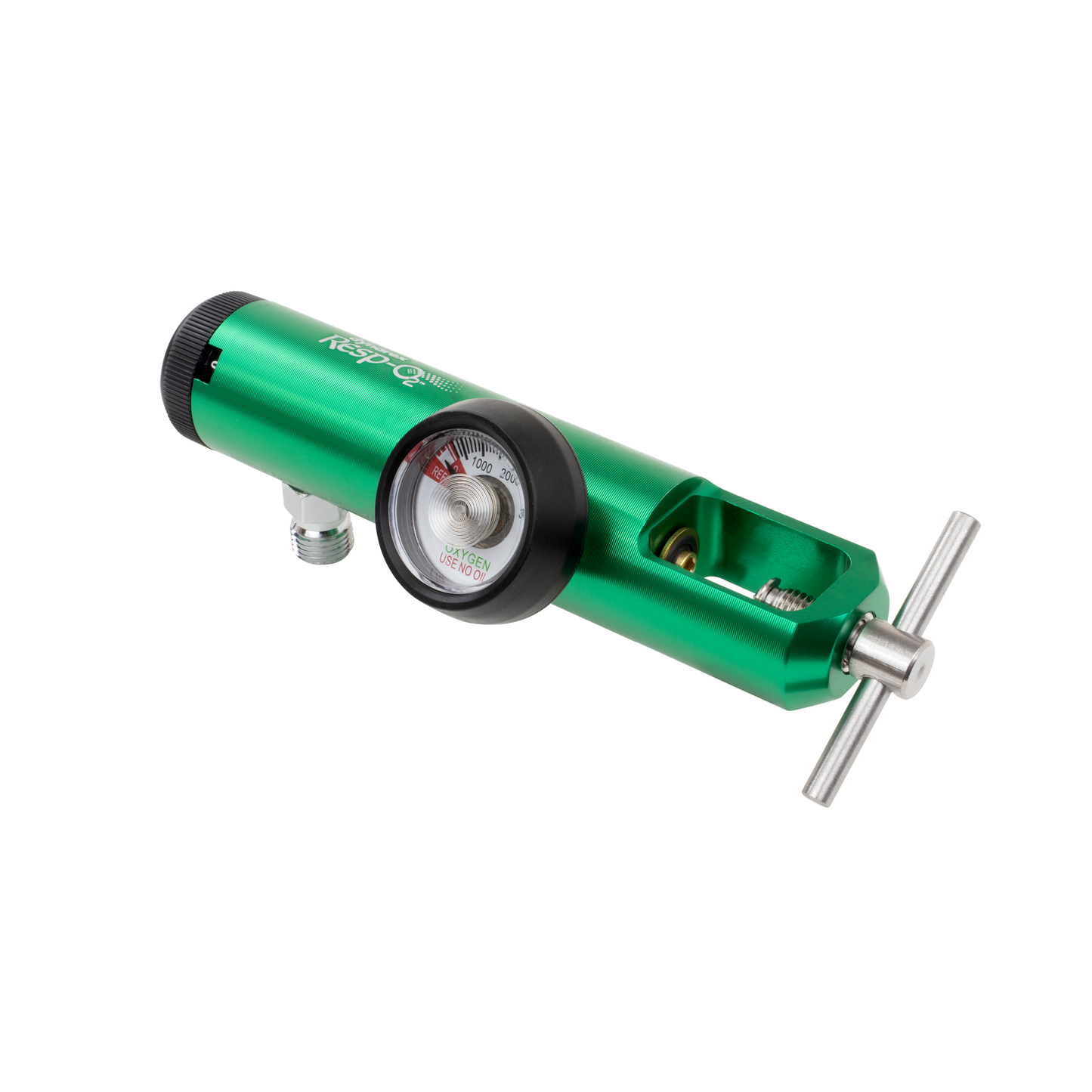 Resp-O2 CGA 870 Extended Oxygen Regulator 0-15 LPM DISS outlet medical supply