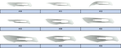 Graham Field Blades Feather #12 100/BX Feather medical supply