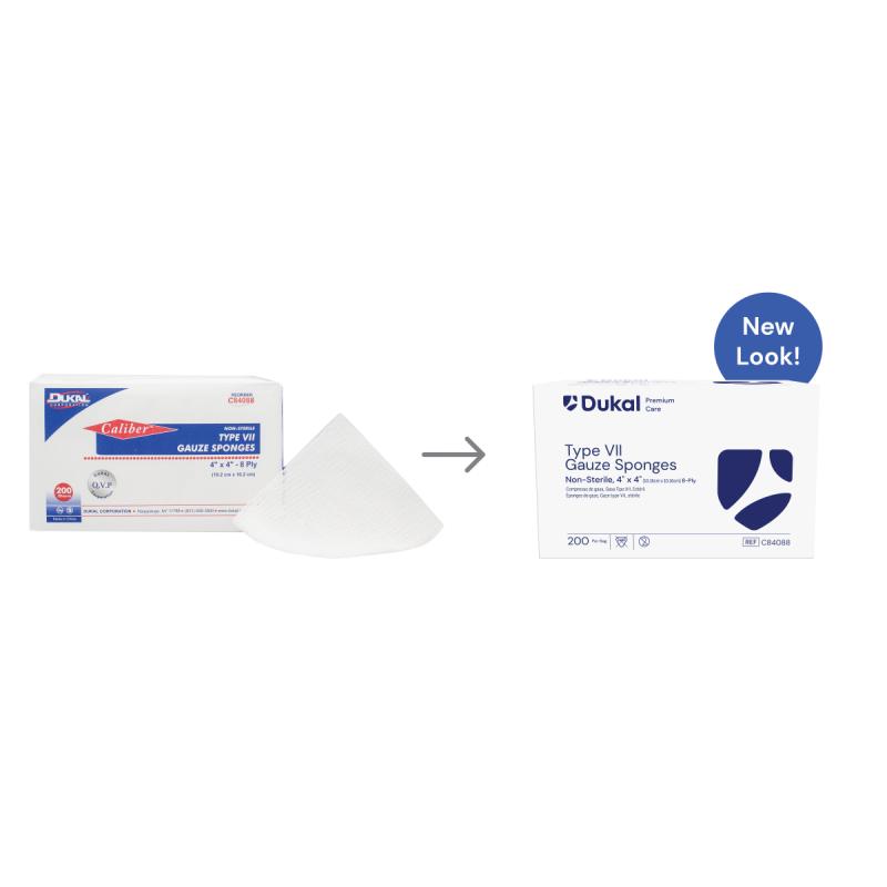 Dukal Premium Care Non-Sterile Gauze Sponges 8-Ply 4 inch x 4 inch medical supply