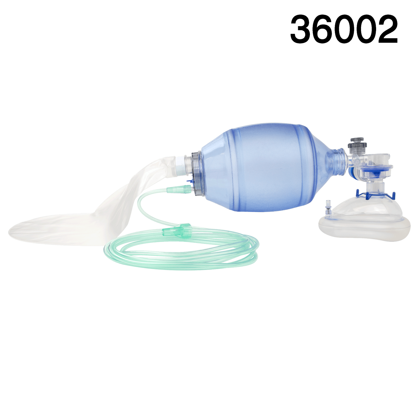 Resp-O2 Manual Resuscitator MPR Mask Reservoir Bag Oxy Adult 6/cs medical supply