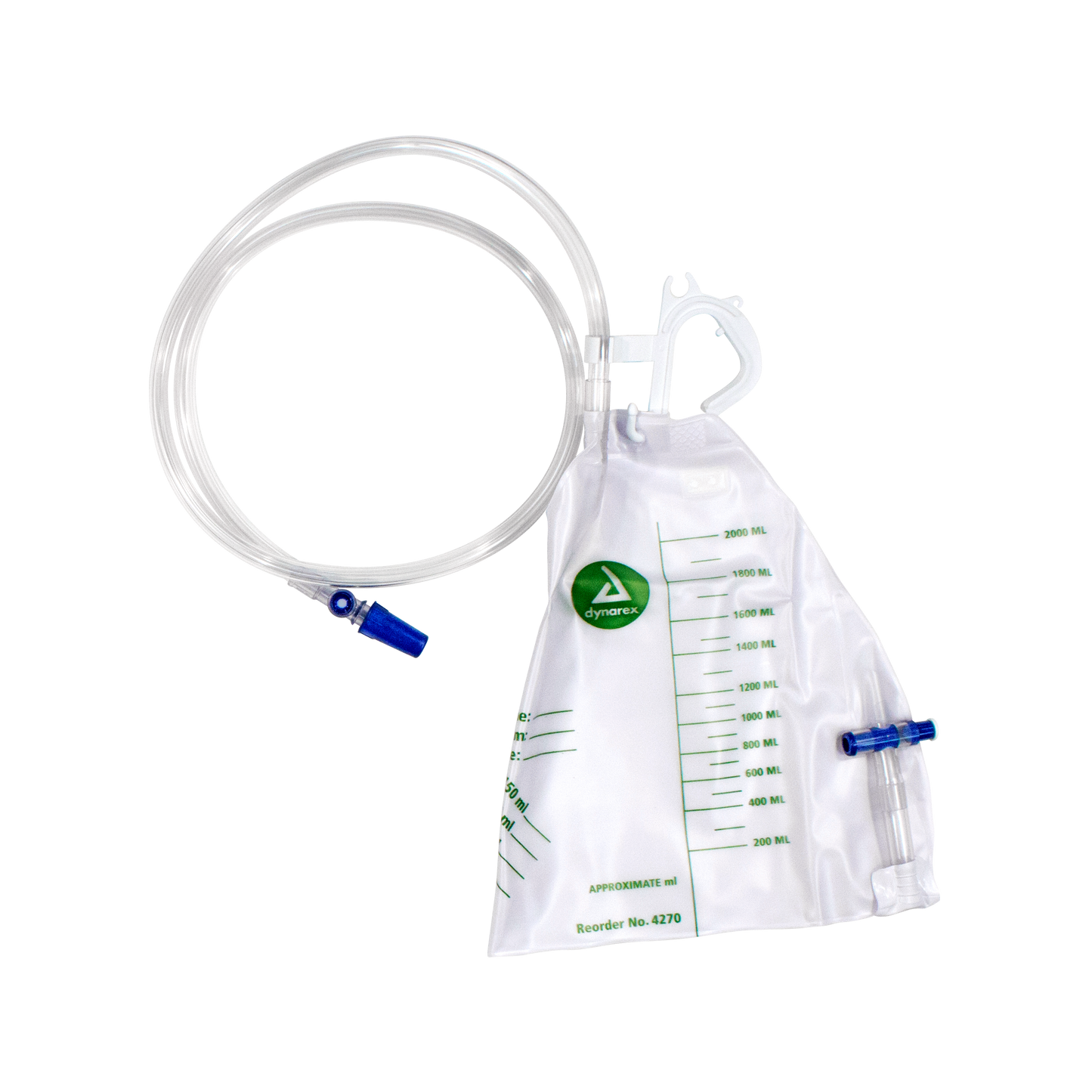 Dynarex Advantage Urinary Drainage Bag Case of 20 medical supply