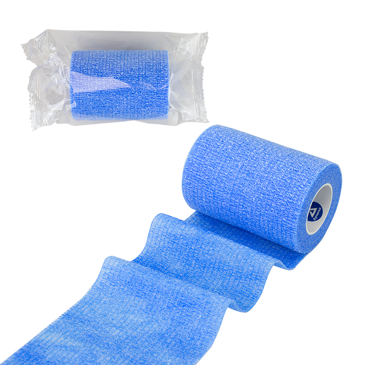 Dynarex Sensi Wrap Self-Adherent Latex-Free 1 inch x 5 yds Light Blue 30/cs medical supply