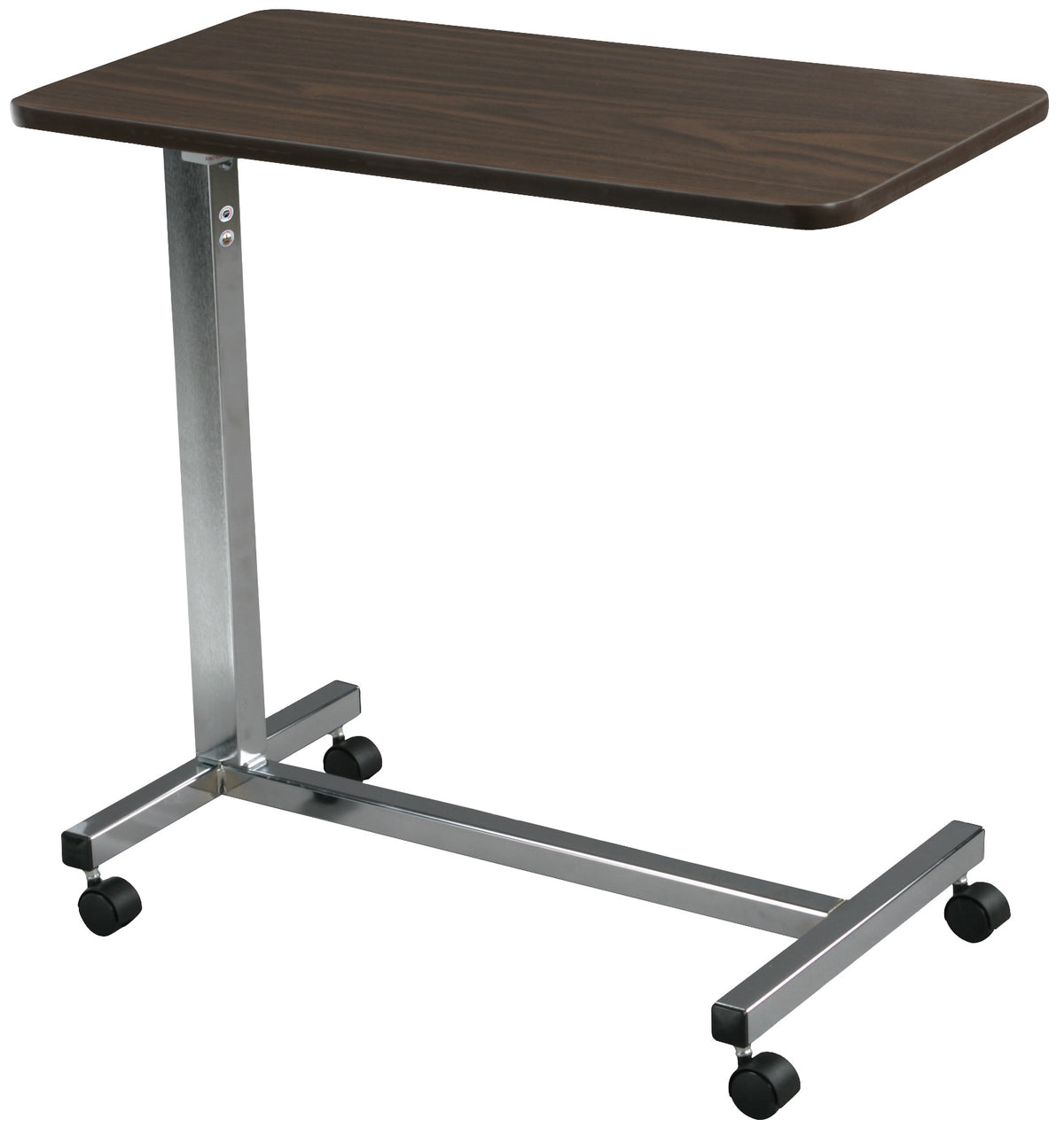 Drive Medical Non Tilt Top Overbed Table Chrome medical supply