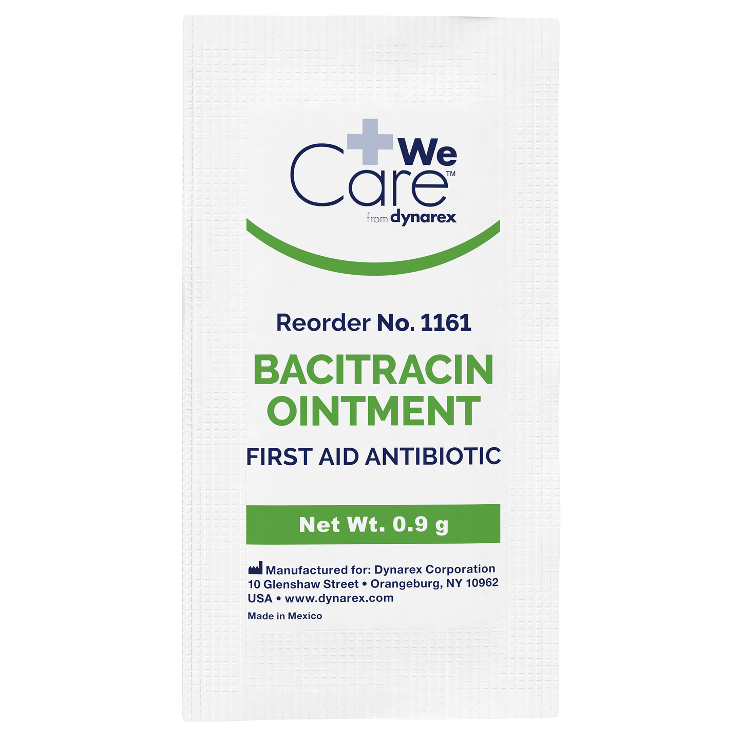 WeCare Bacitracin Ointment 0.9 g Foil Packet Case medical supply