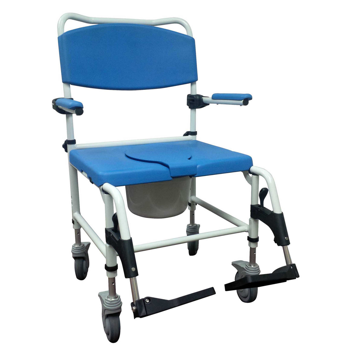 Drive Medical Aluminum Bariatric Rehab Shower Commode Chair medical supply
