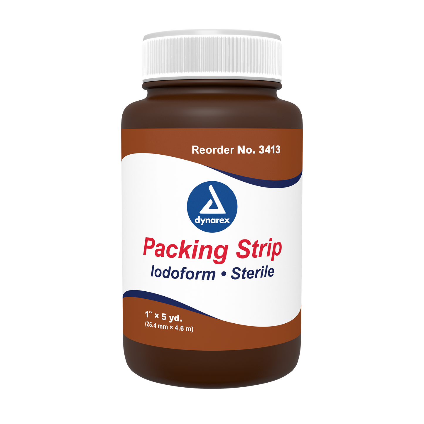 Dynarex Iodoform Packing Strips Sterile 1 in x 5 yd 12/cs medical supply