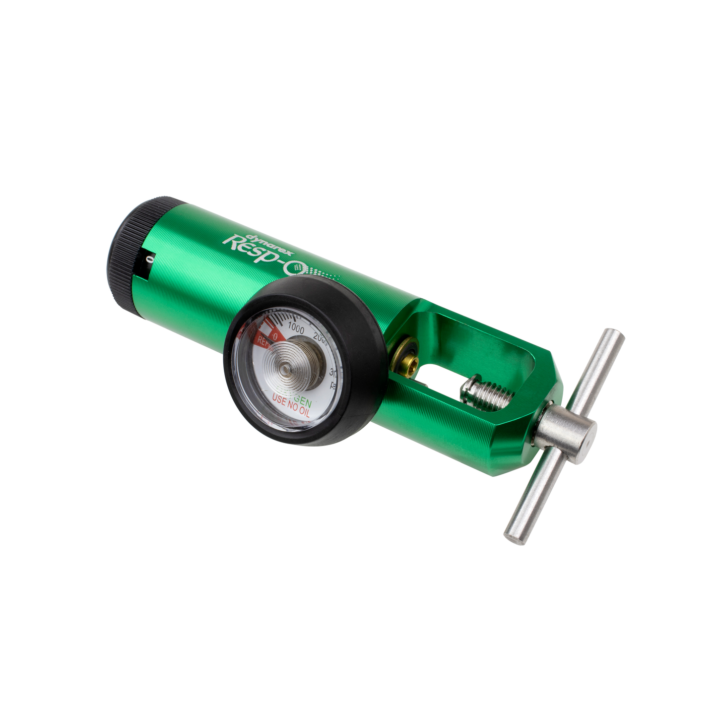 Resp-O2 CGA 870 Oxygen Regulator 0-15 LPM barb outlet medical supply