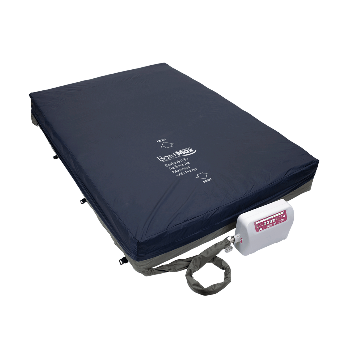 Bari+Max HD Airfloat Air Mattress with Pump 54x80in medical supply