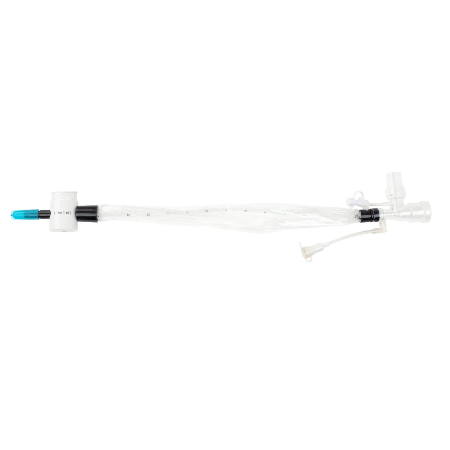 Resp-O2 Closed Suction Tracheal Catheter Double Swivel Elbow 10 Fr medical supply
