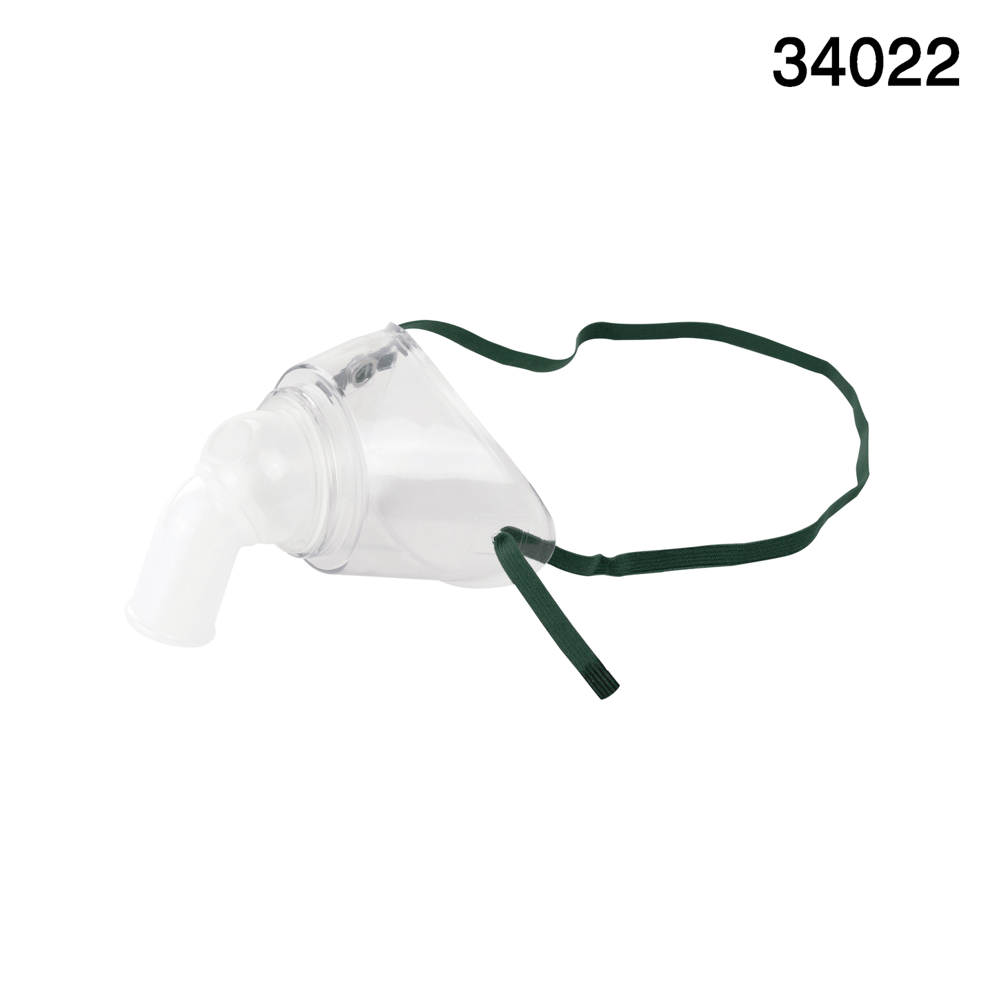Resp-O2 Pediatric Tracheostomy Mask Accepts 22mm One Side Snap 50/cs medical supply