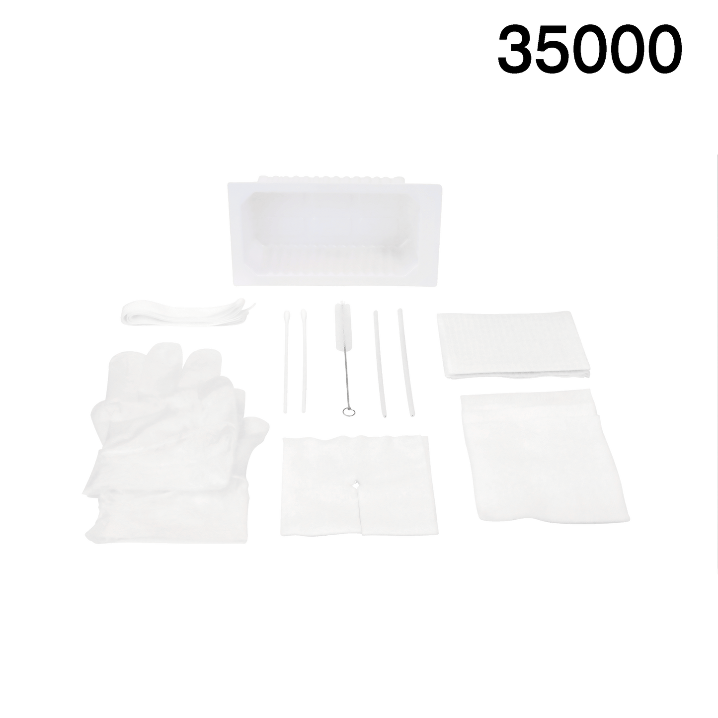 Resp-O2 Tracheostomy Care Kit One Compartment Tray 20/Case medical supply
