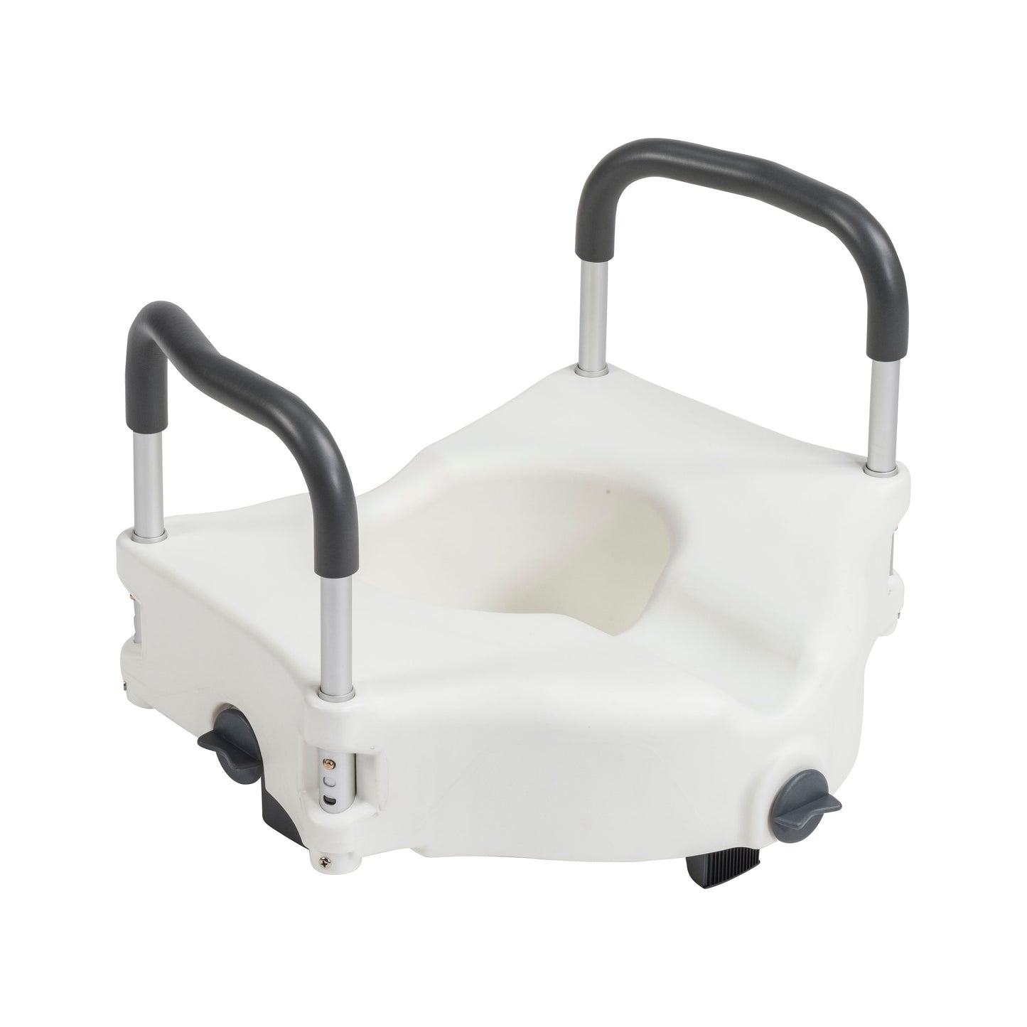 Drive Medical PreserveTech Secure Lock Raised Toilet Seat 5in Height medical supply