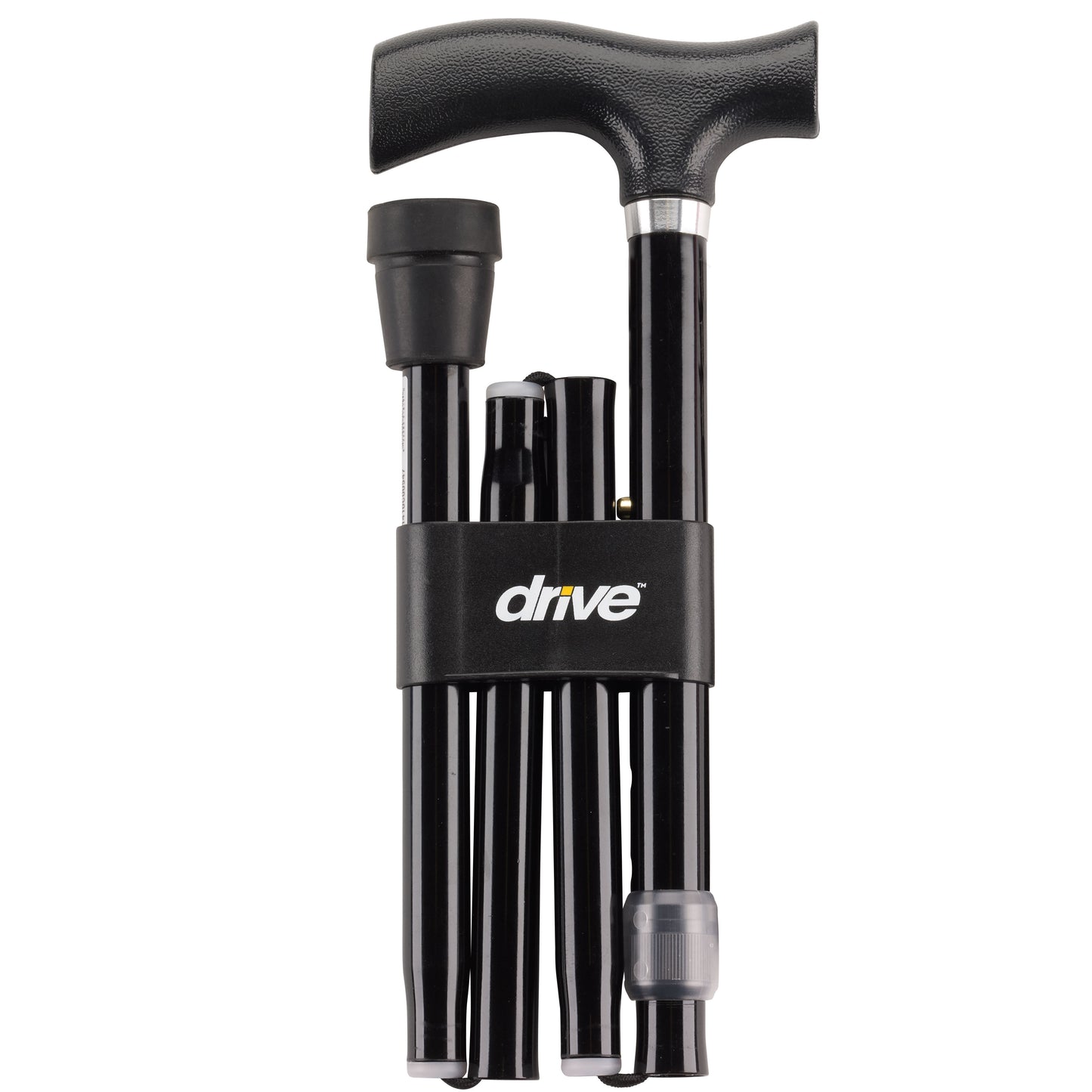 Drive Medical Heavy Duty Folding Cane Lightweight Adjustable T Handle medical supply