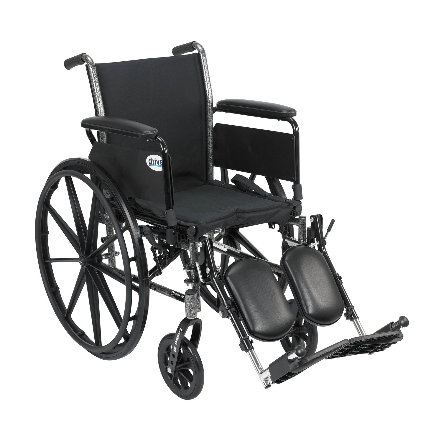 Drive Medical Cruiser III Wheelchair Full Arms 16" Seat medical supply