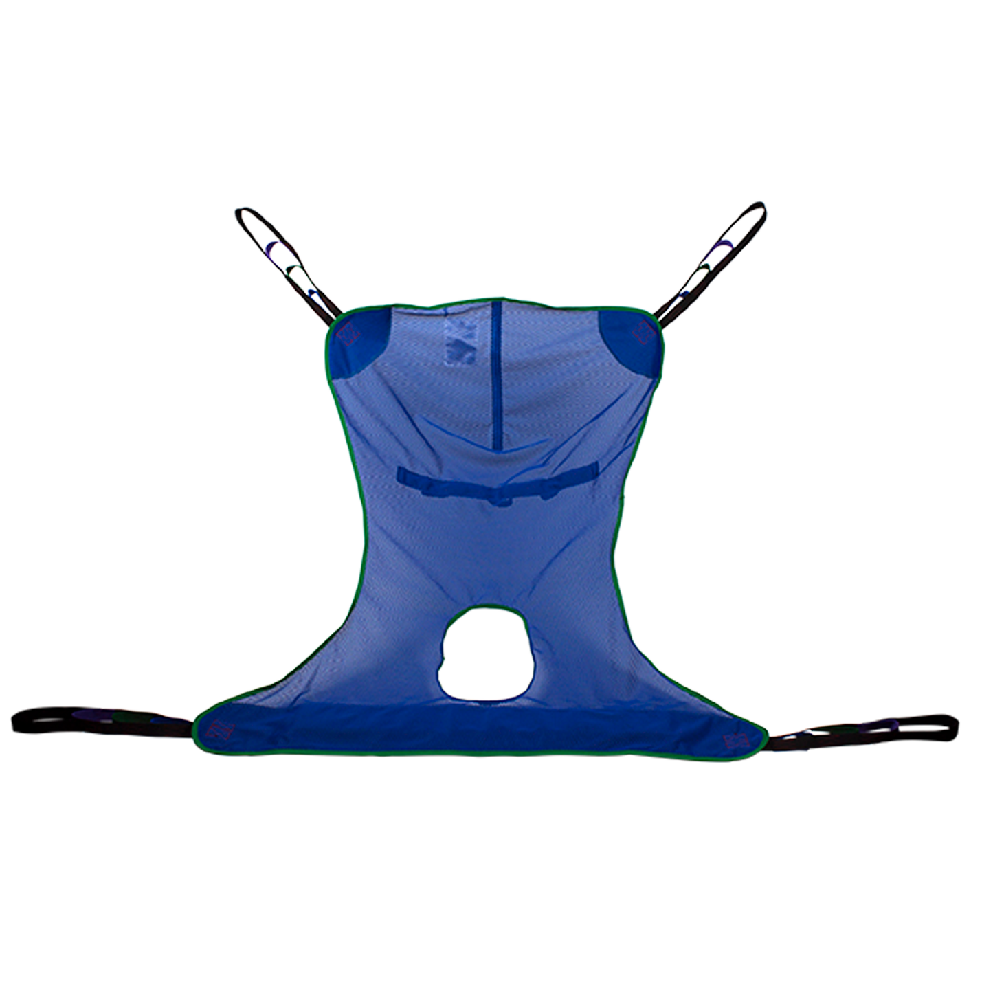 Bari+Max Full Body Commode Opening Mesh Sling XX-Large Blue medical supply