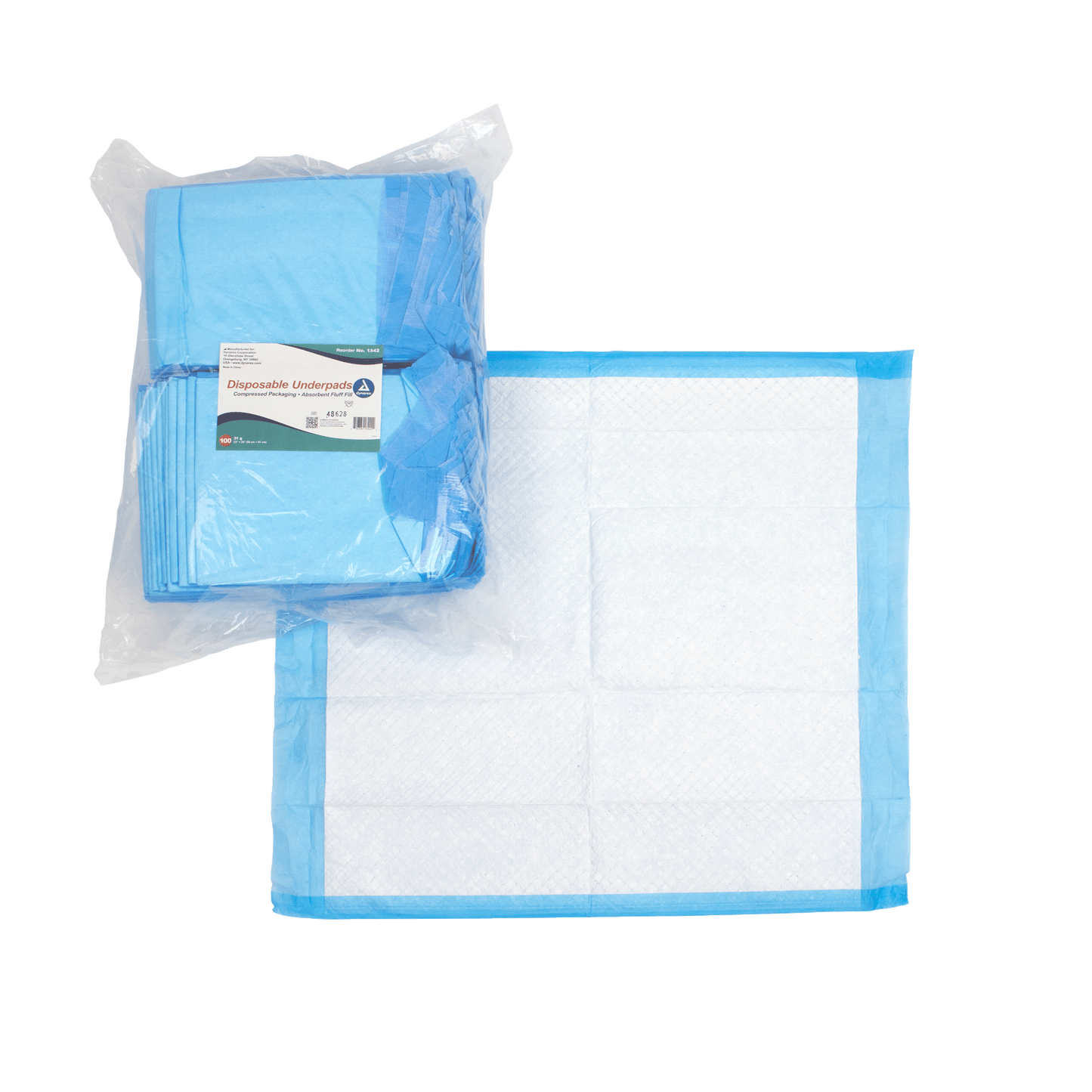 Dynarex Disposable Underpads 23x24 31g Case medical supply
