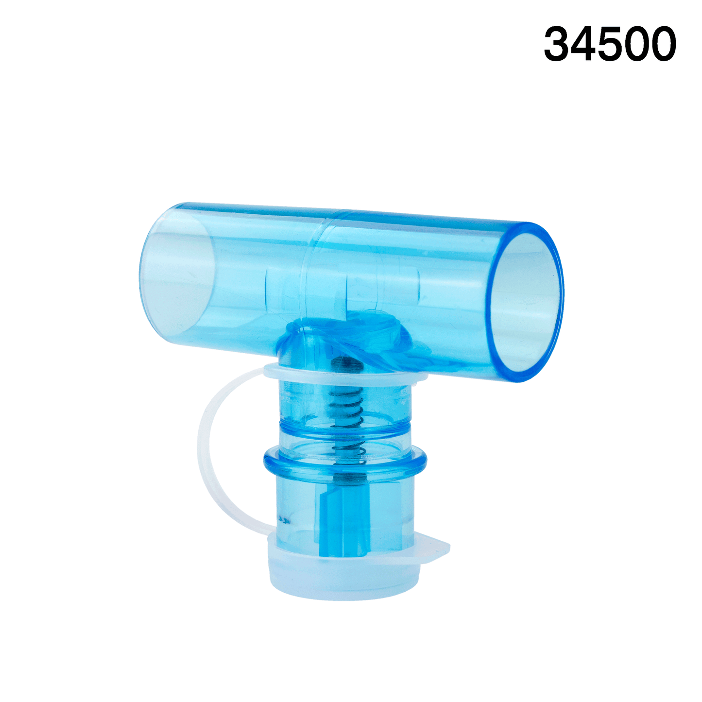 Resp-O2 Spring Loaded T-Adaptor 22 mm OD x 22 mm OD Case of 30 medical supply