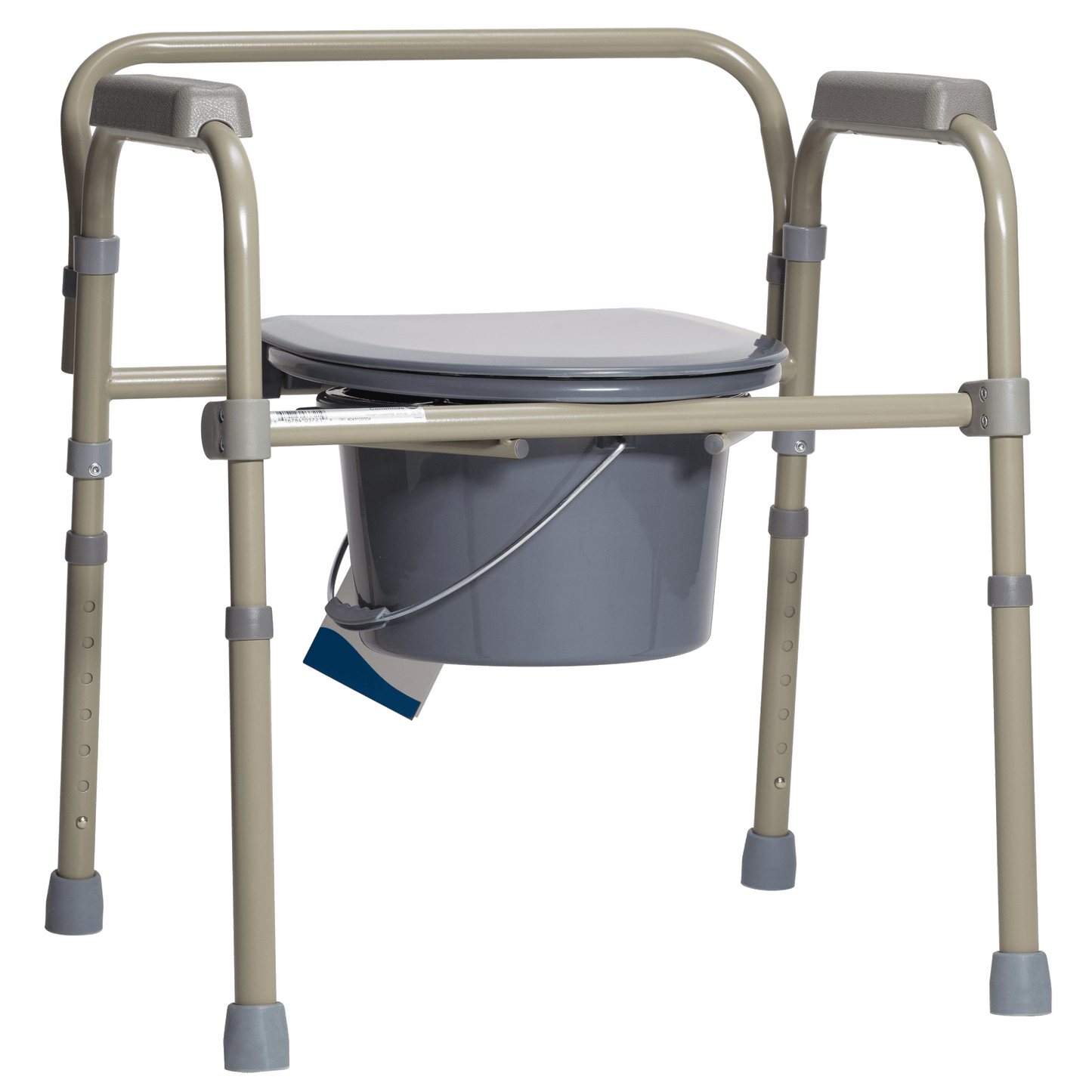 Dynarex Folding Bedside Commode Steel medical supply