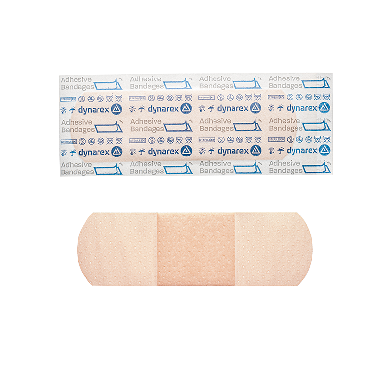 DynaSafety Sheer Plastic Adhesive Bandages Sterile 1 x 3 in 5000/cs medical supply