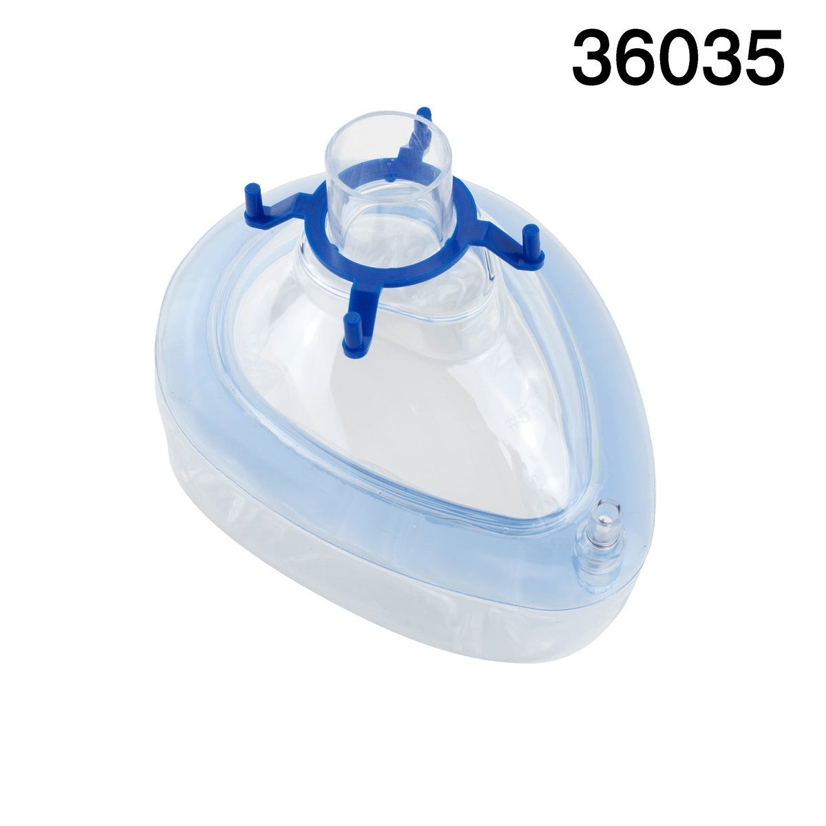 Resp-O2 Air Cushion Mask #5 Large Adult Blue Hook Case medical supply