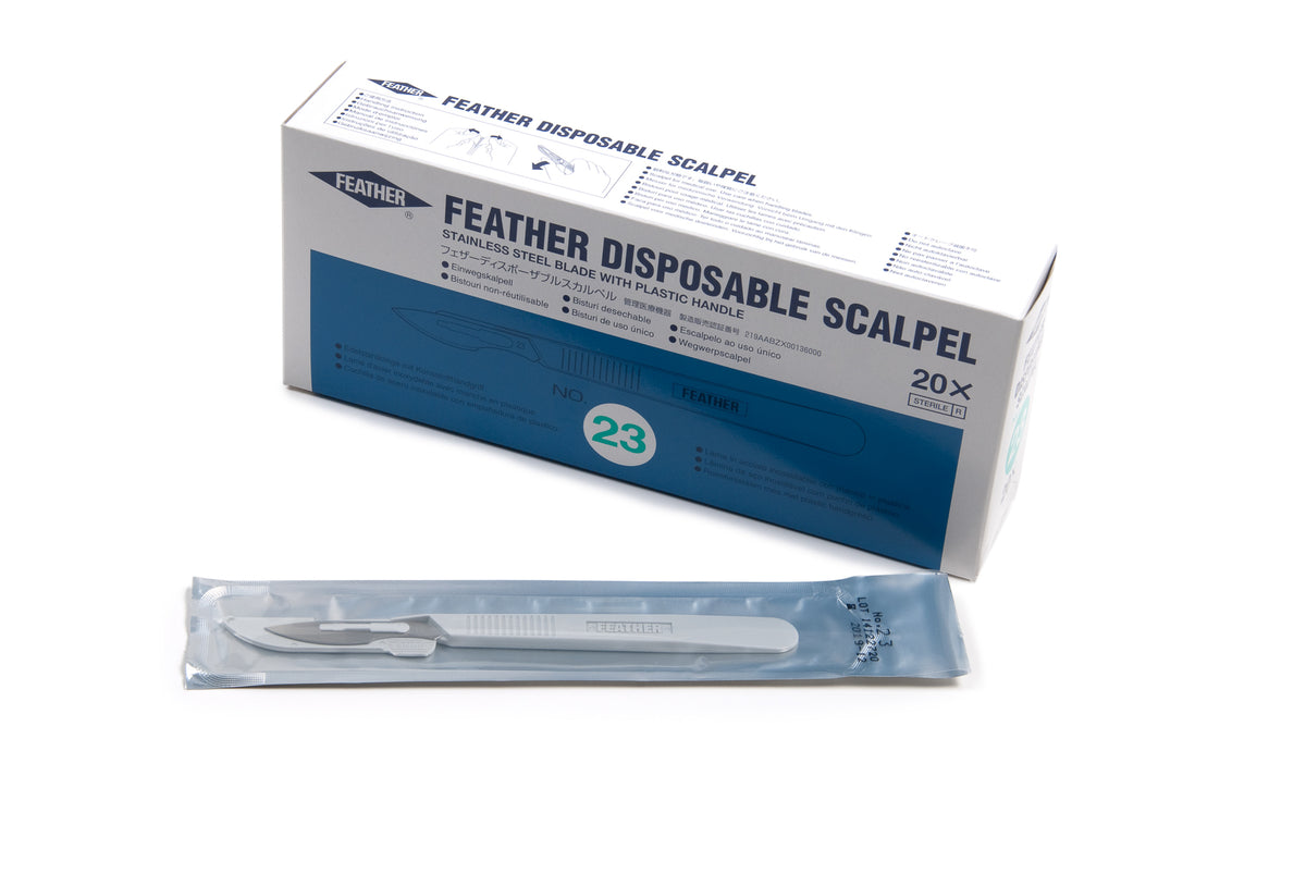 Graham Field Scalpels Feather #23 20/BX Feather medical supply view 2