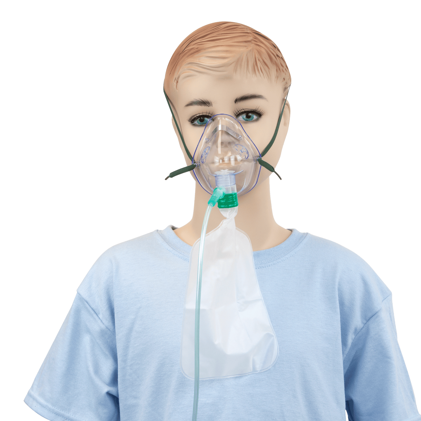 Resp-O2 High-Concentration Elongated Pediatric Oxygen Mask 50/cs medical supply