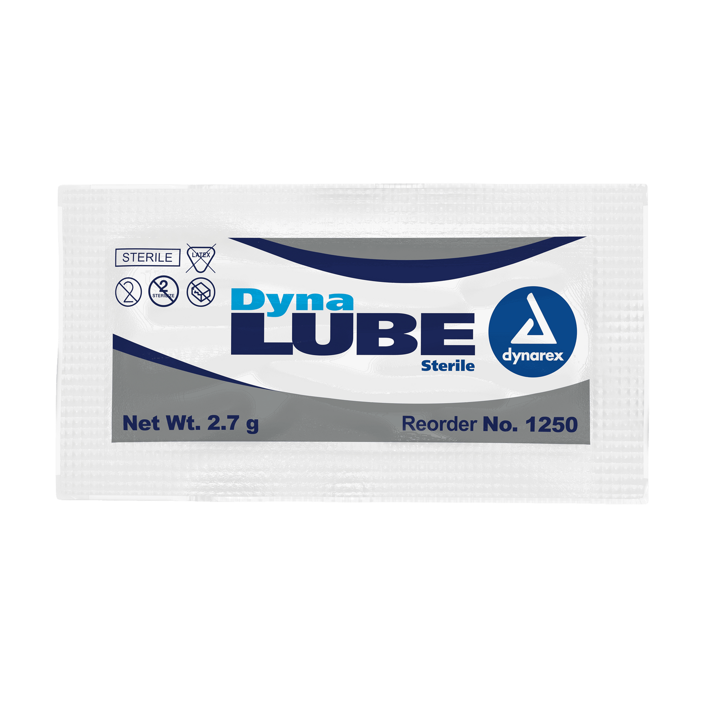 Dynarex DynaLube Lubricating Jelly Sterile 2.7 g Packet Case medical supply