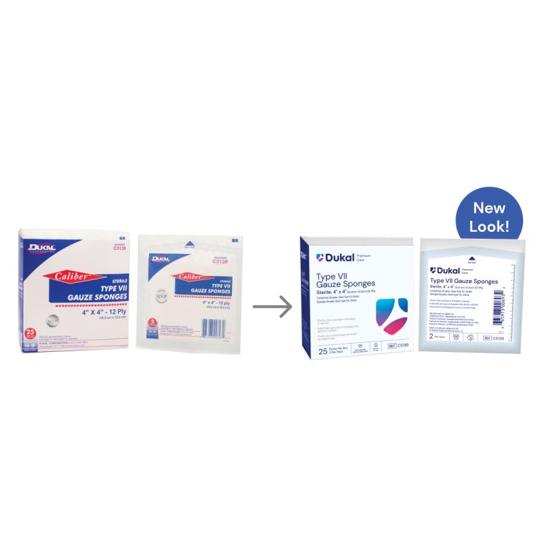 Dukal Premium Care Sterile Gauze Sponges 12-Ply 4 inch x 4 inch medical supply