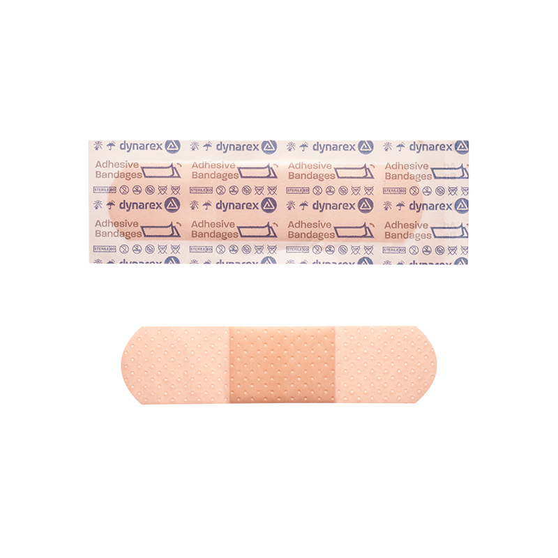 DynaSafety Sheer Plastic Adhesive Bandages Sterile 3/4 x 3 in 5000/cs medical supply