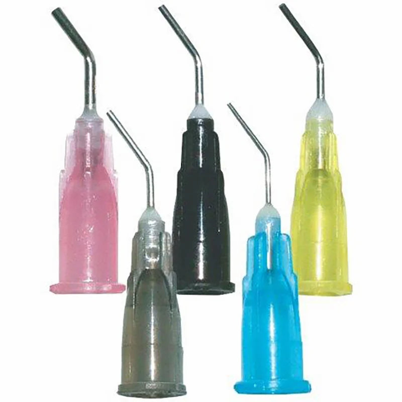 Dukal Pre-Bent Dispensing Tips 20 Gauge Black Case medical supply