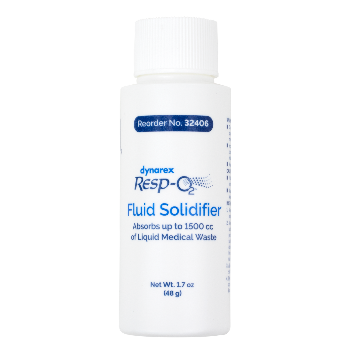 Resp-O2 Fluid Solidifier 1.7 oz 96 per Case medical supply