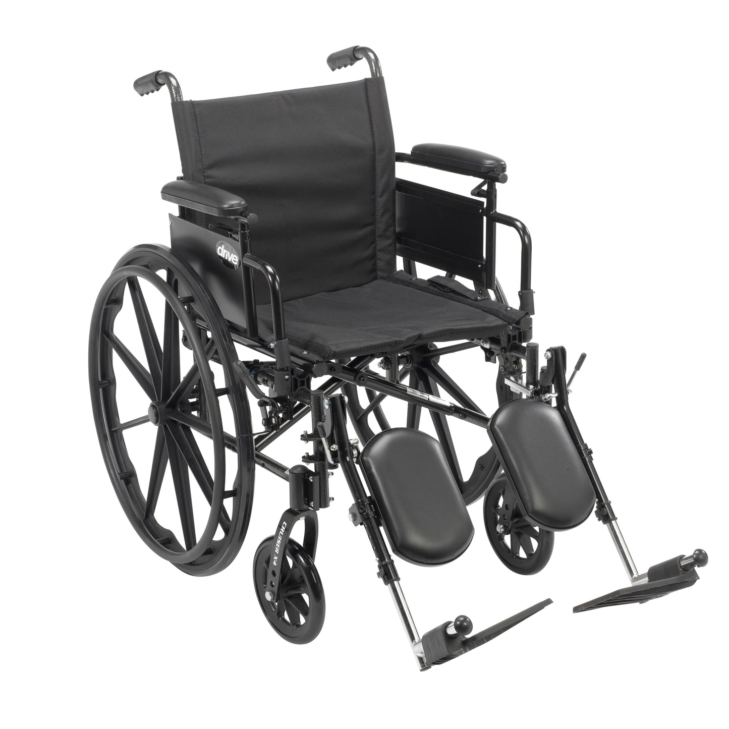 Drive Medical Cruiser X4 Dual Axle Wheelchair Desk Arms 16" Seat medical supply